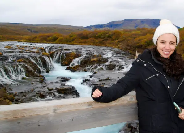 6 day iceland itinerary bruarfoss waterfall rachel shulman iceland