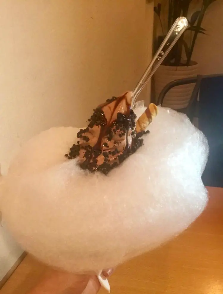 best things to do in london cotton candy ice cream milk train cafe london