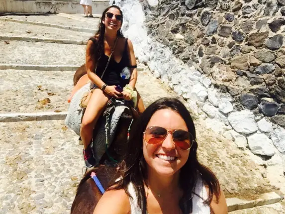 santorini donkey ride rachel shulman