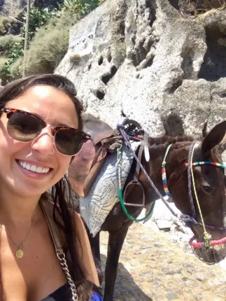 santorini donkey ride