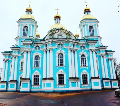 st nicholas naval cathedral st petersburg russia