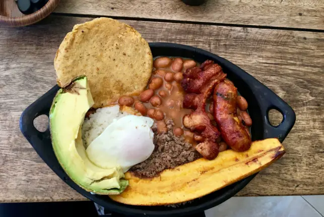 bandeja paisa traveling to medellin