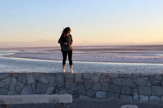 chaxa lagoon sunset rachel