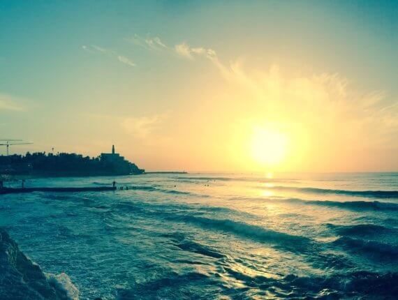 tel aviv sunset israel