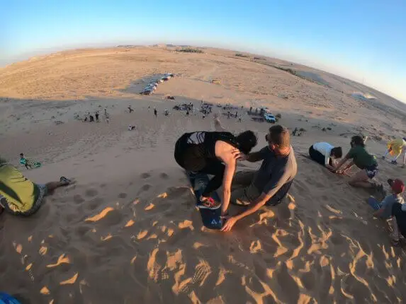 sandboarding in israel