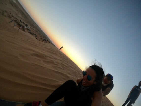 sandboarding israel desert