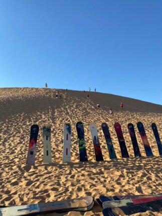 sandboarding negev israel