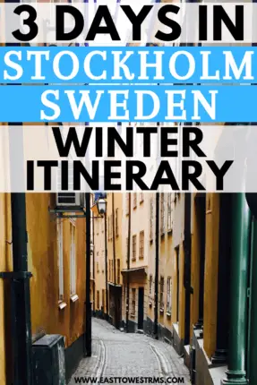 stockholm winter travel itinerary