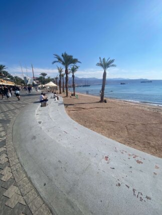 eilat israel boardwalk