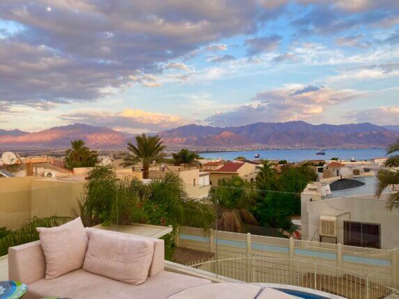 eilat israel sunset