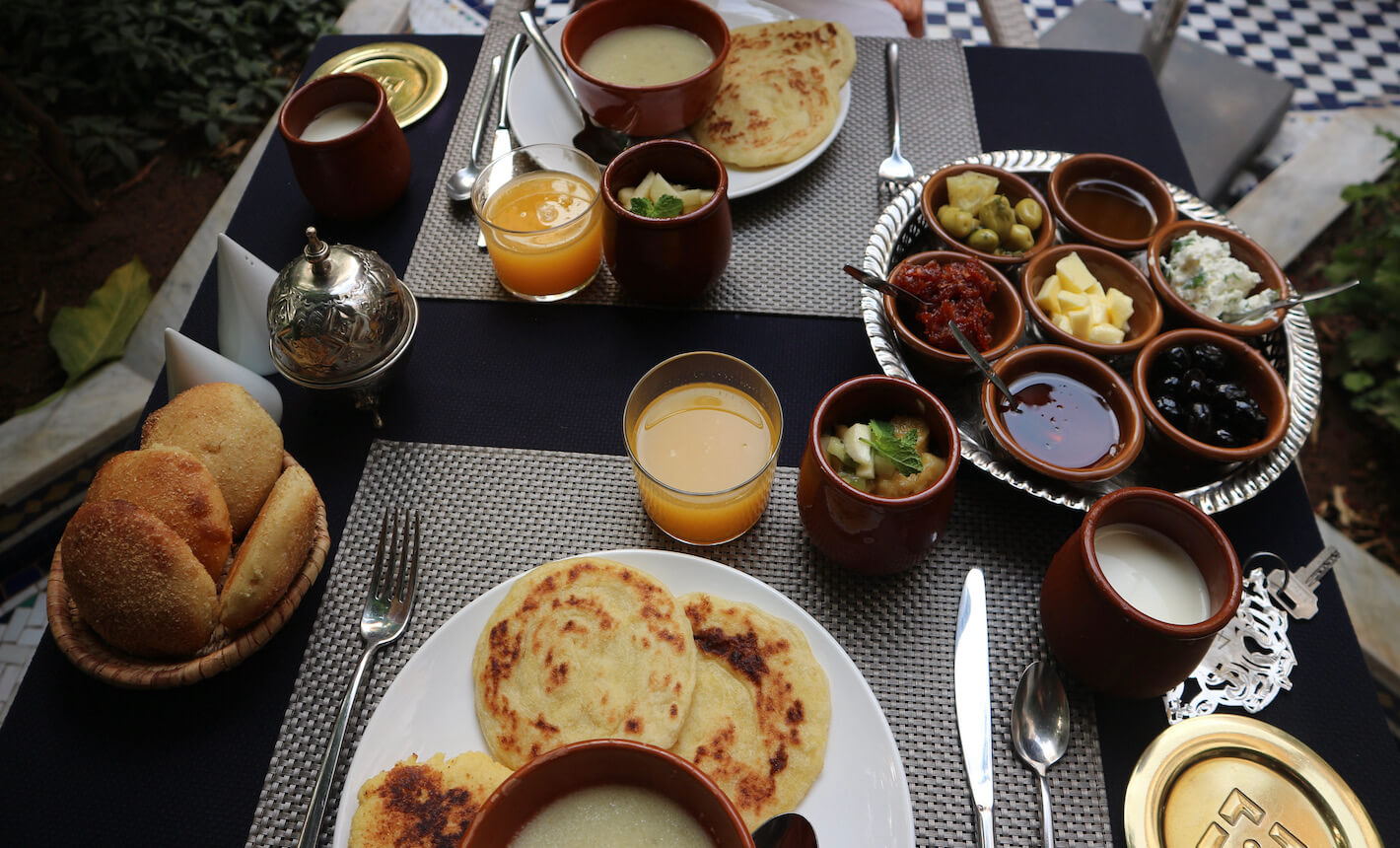 riad palais amani breakfast